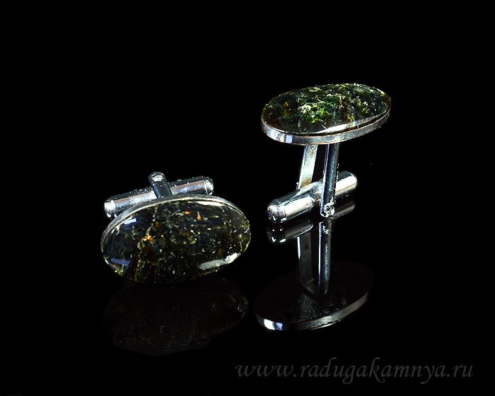 Muscovite cufflinks, 21*13mm