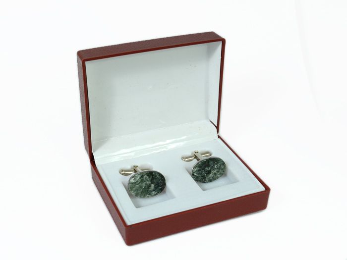 Serafinite cufflinks, 20*12mm.