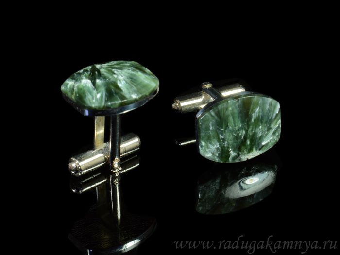 Serafinite cufflinks, 17*14mm.