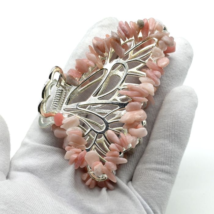 Hairpin crab butterfly with rhodochrosite 8*5*3,5 See