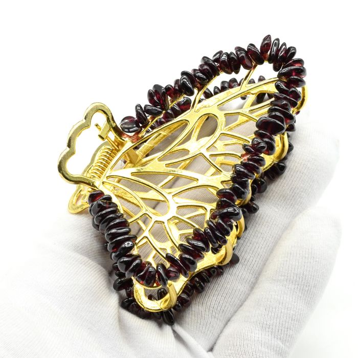 Butterfly crab hairpin with pomegranate 8*5*3,5 See