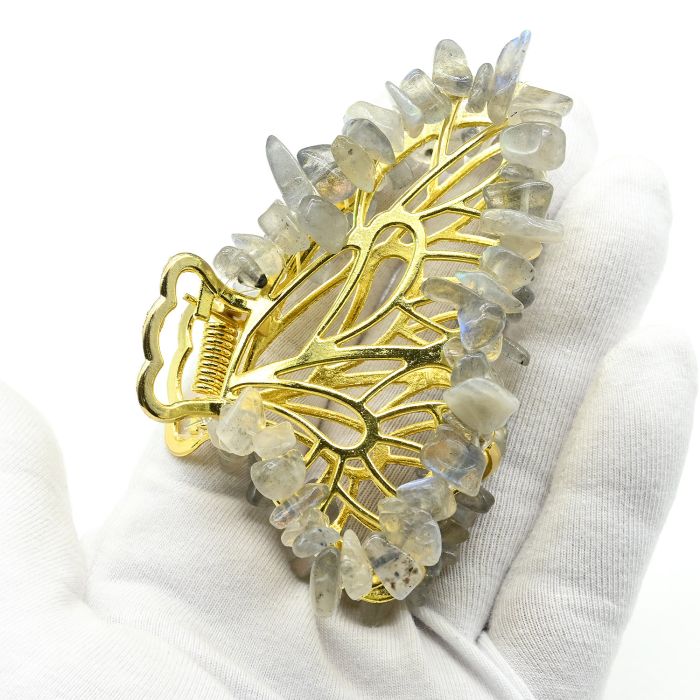 Crab hair clip butterfly with Labrador 8*5*3,5 See