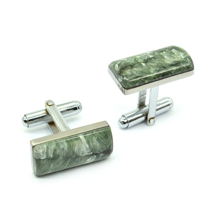 Serafinite cufflinks, 20*10mm.