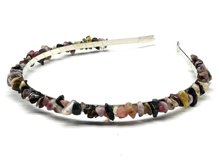 Headband for women with tourmaline