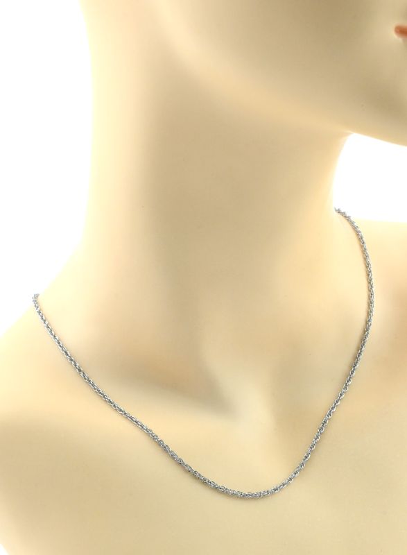 Pendant chain metal color silver, 45cm