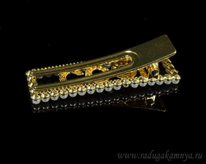 Hair clip with majorka " COOL " 18*62mm