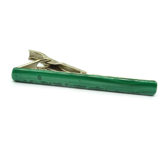 Malachite tie clip 61*7mm.