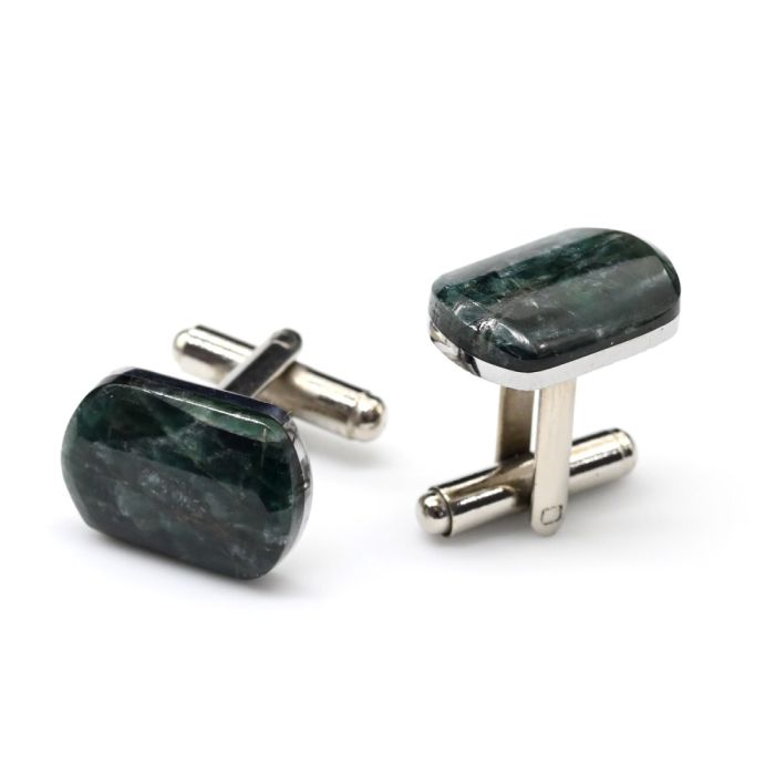 Cufflinks made of apatite, 17*12mm