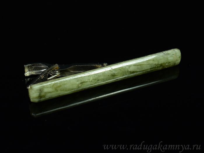 Tie clip made of apatite, 64*7mm.